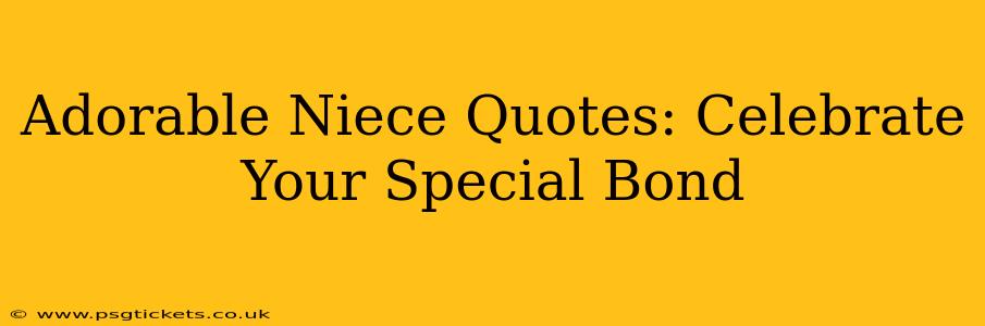 Adorable Niece Quotes: Celebrate Your Special Bond