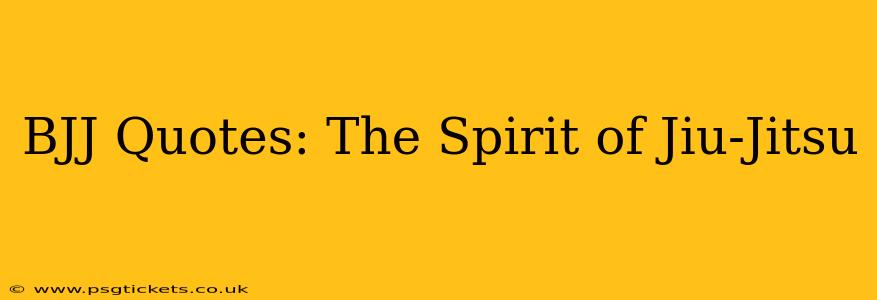 BJJ Quotes: The Spirit of Jiu-Jitsu