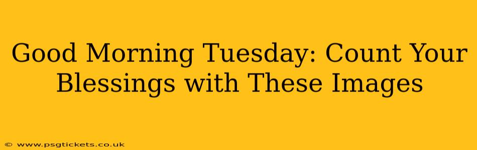 Good Morning Tuesday: Count Your Blessings with These Images