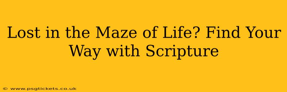 Lost in the Maze of Life? Find Your Way with Scripture