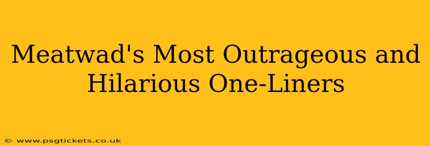 Meatwad's Most Outrageous and Hilarious One-Liners