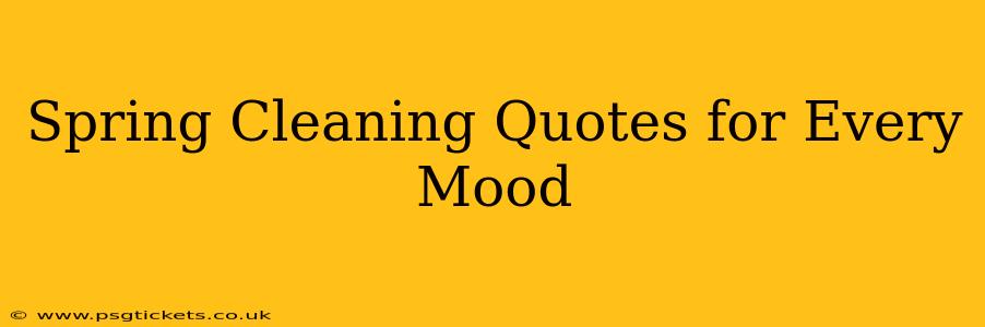Spring Cleaning Quotes for Every Mood