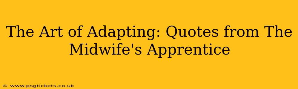 The Art of Adapting: Quotes from The Midwife's Apprentice