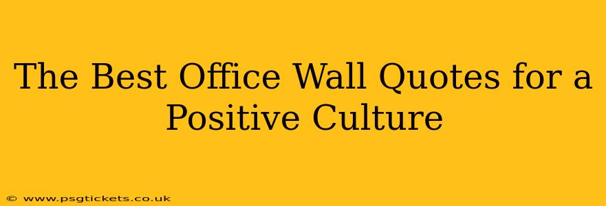 The Best Office Wall Quotes for a Positive Culture