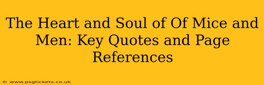 The Heart and Soul of Of Mice and Men: Key Quotes and Page References